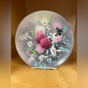 EDWIN KNOWLES EMERALD PAIR COLLECTABLE PLATE by TAN CHUN CHIU